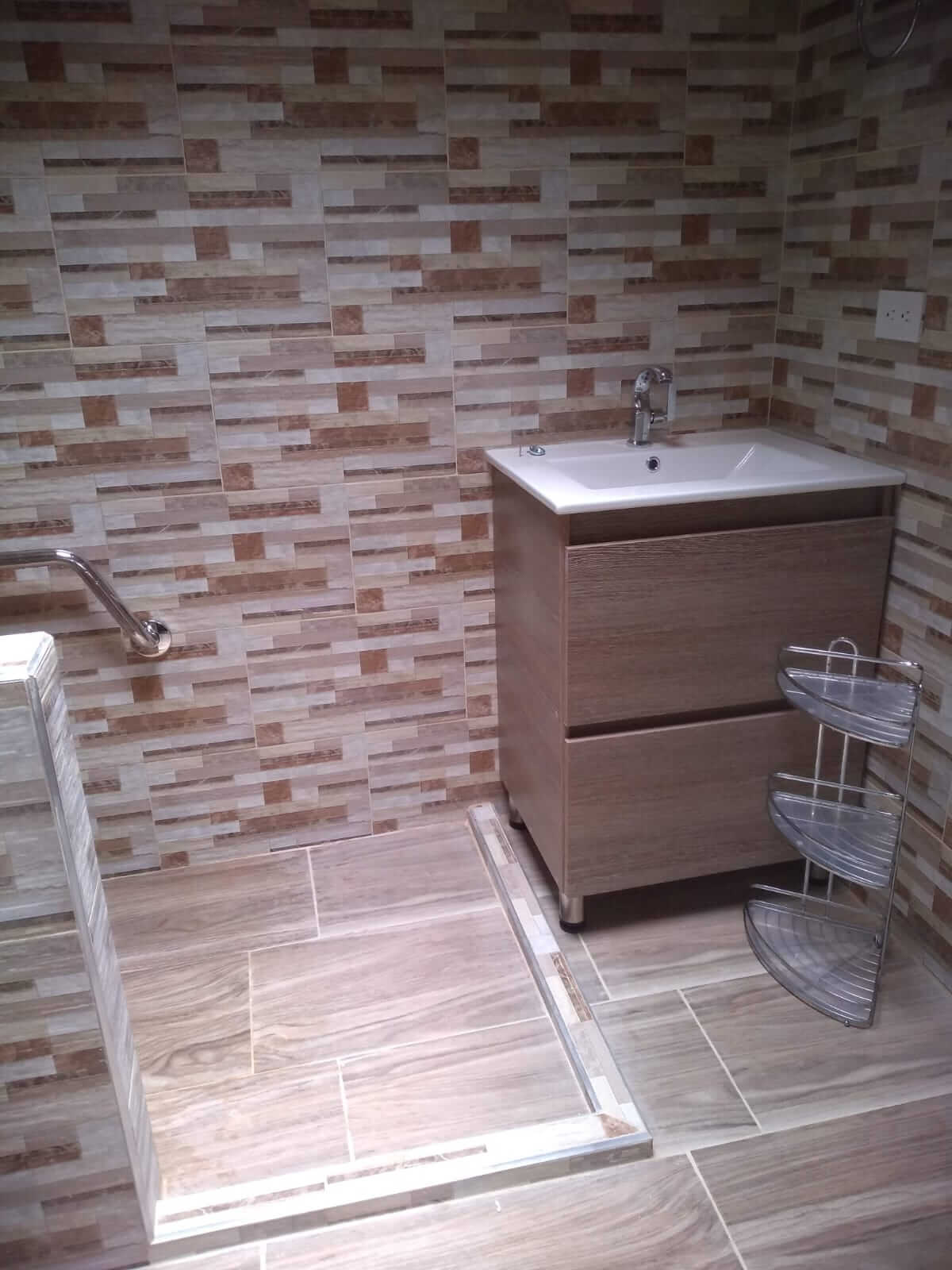 Acabado de pared en madera